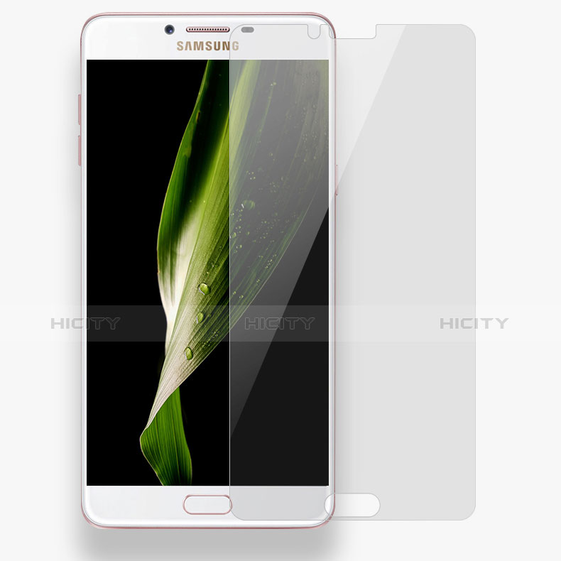 Samsung Galaxy C9 Pro C9000用強化ガラス 液晶保護フィルム R02 サムスン クリア