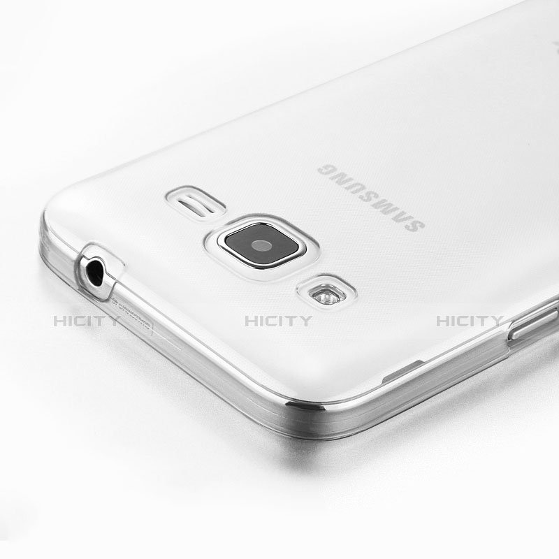 Samsung Galaxy Core Prime G360F G360GY用極薄ソフトケース シリコンケース 耐衝撃 全面保護 クリア透明 サムスン クリア