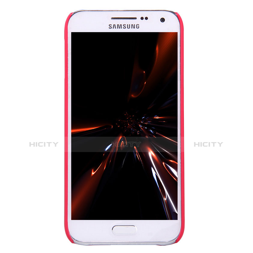 Samsung Galaxy E5 SM-E500F E500H用ハードケース プラスチック 質感もマット サムスン レッド