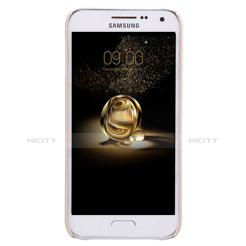 Samsung Galaxy E5 SM-E500F E500H用ハードケース プラスチック 質感もマット サムスン ゴールド