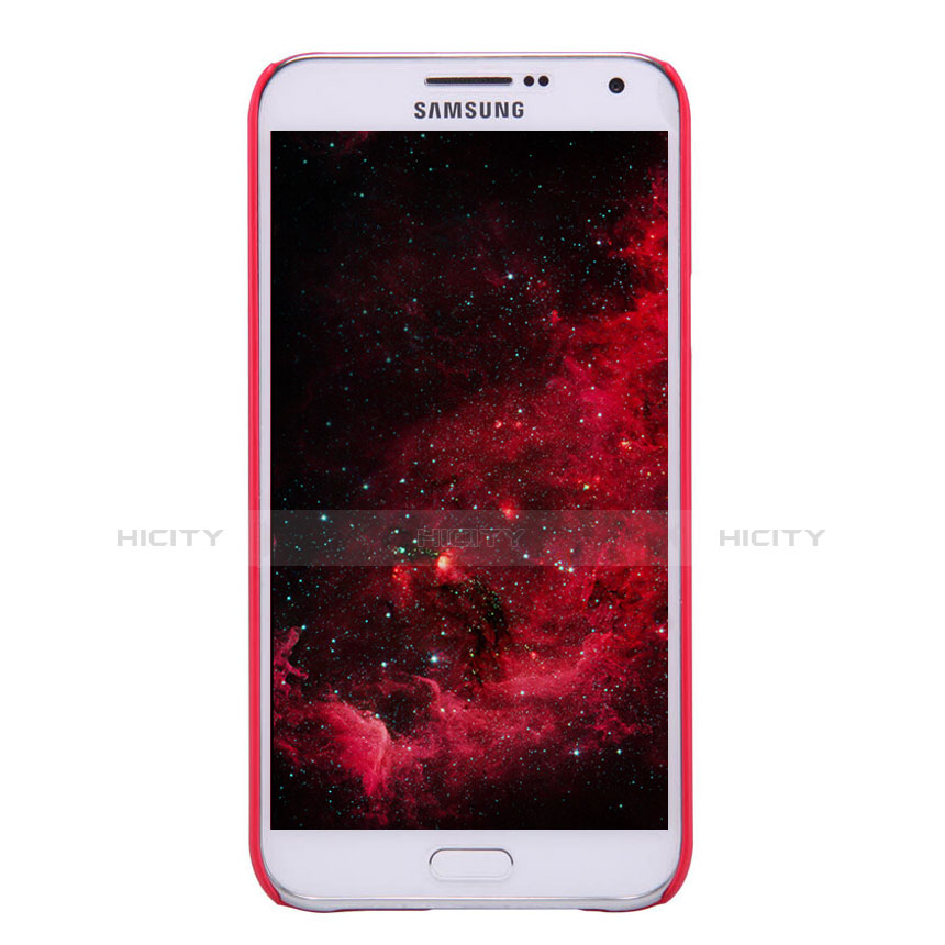 Samsung Galaxy E7 SM-E700 E7000用ハードケース プラスチック 質感もマット サムスン レッド