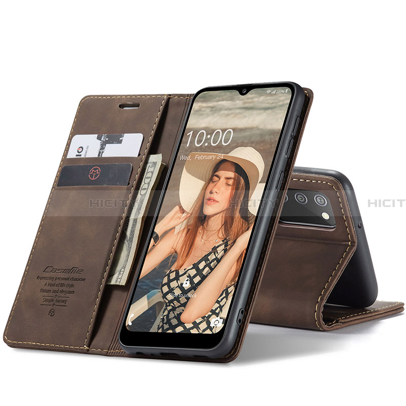 Samsung Galaxy F02S SM-E025F用手帳型 レザーケース スタンド カバー C01S サムスン 