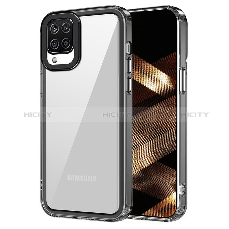 Samsung Galaxy F12用ハイブリットバンパーケース 透明 プラスチック カバー AC1 サムスン 