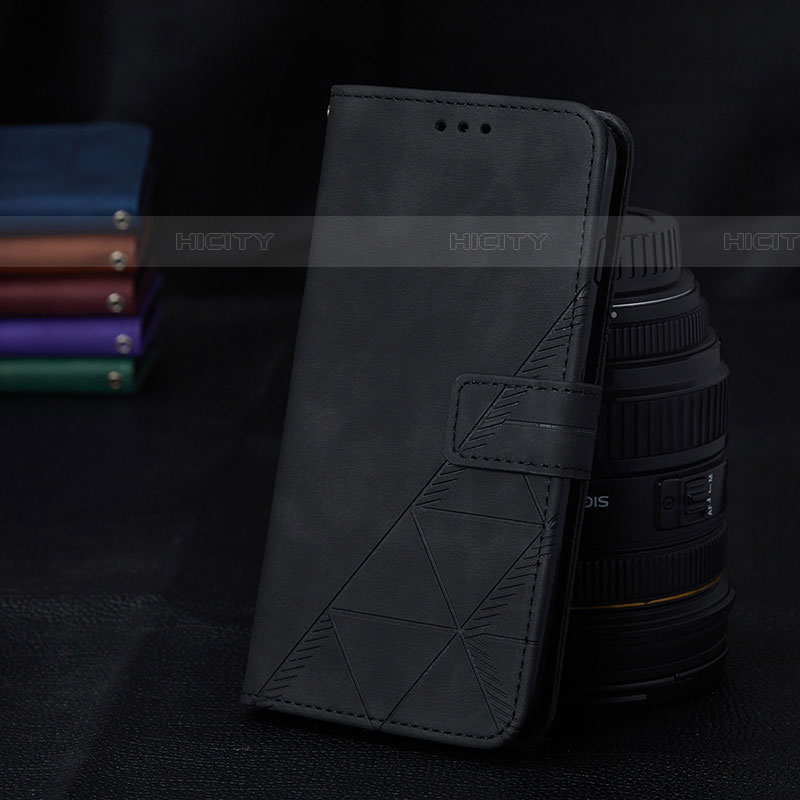 Samsung Galaxy F22 4G用手帳型 レザーケース スタンド カバー Y02B サムスン ブラック