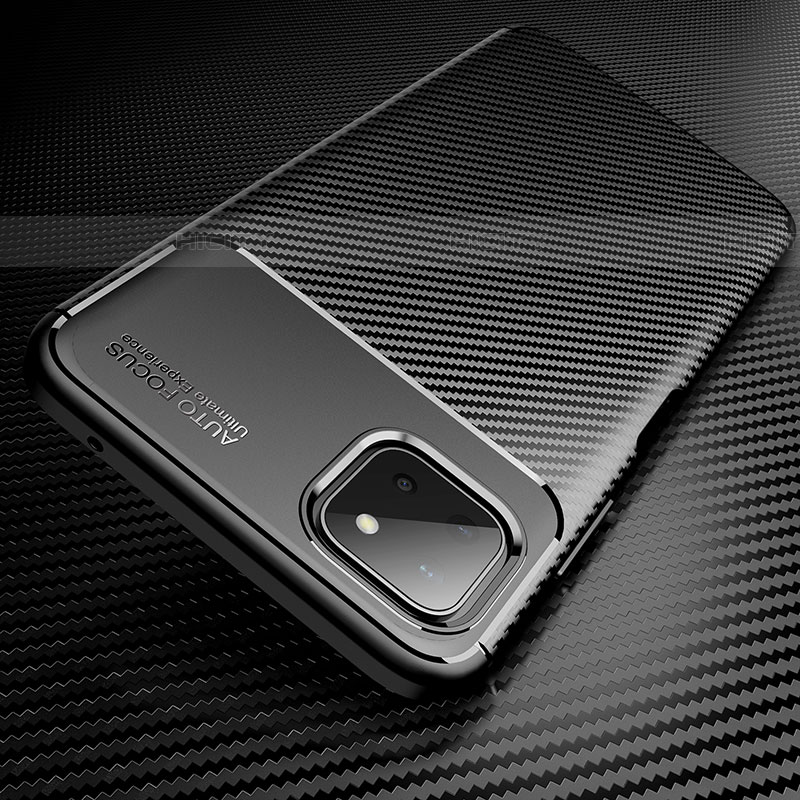 Samsung Galaxy F42 5G用シリコンケース ソフトタッチラバー ツイル カバー S01 サムスン 