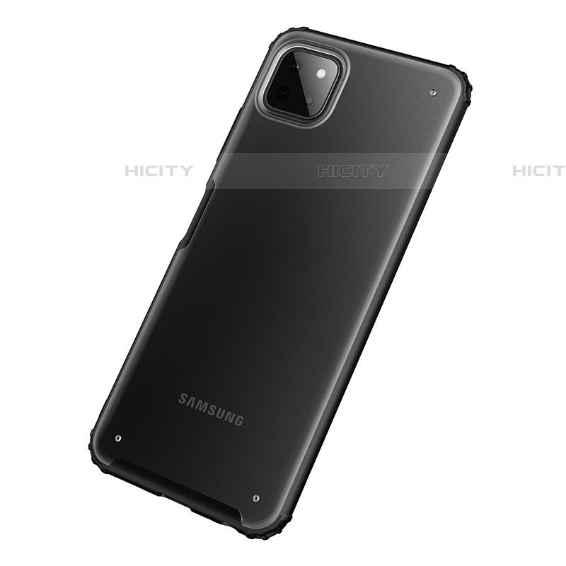 Samsung Galaxy F42 5G用ハイブリットバンパーケース クリア透明 プラスチック カバー サムスン 