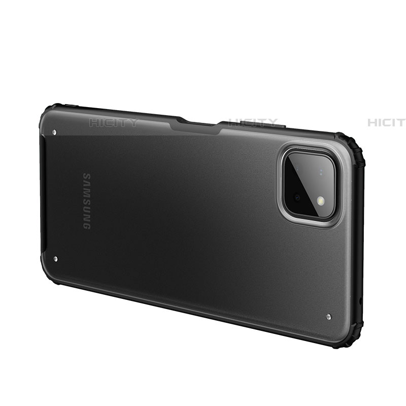 Samsung Galaxy F42 5G用ハイブリットバンパーケース クリア透明 プラスチック カバー サムスン 