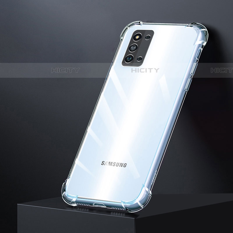 Samsung Galaxy F52 5G用極薄ソフトケース シリコンケース 耐衝撃 全面保護 クリア透明 T03 サムスン クリア