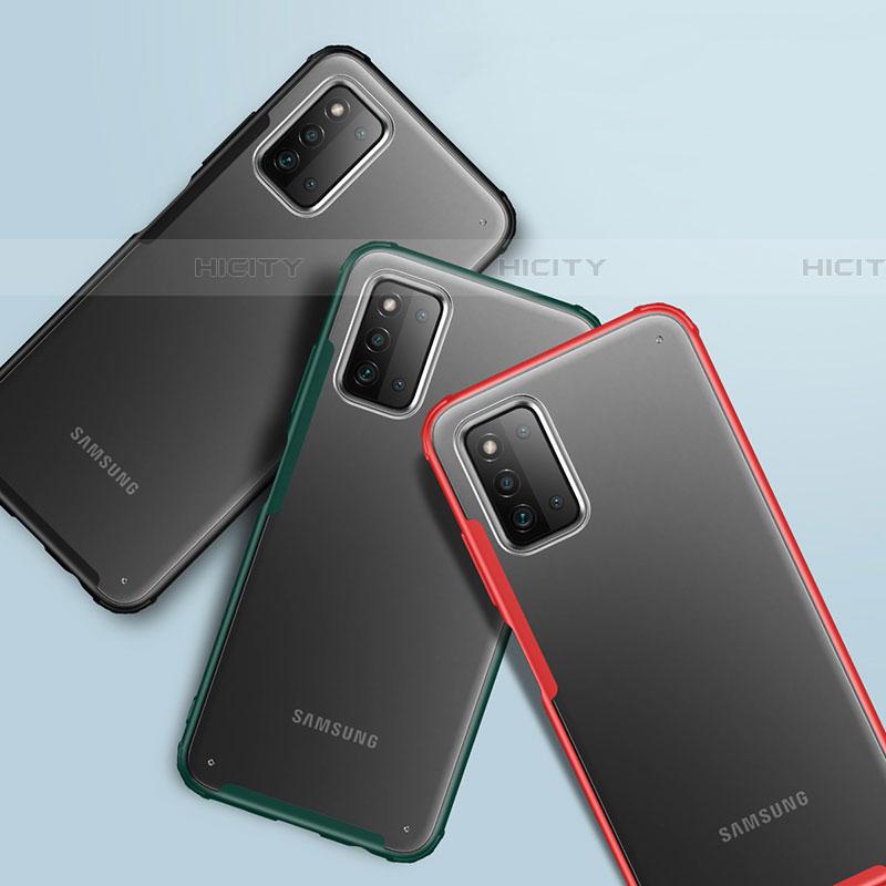 Samsung Galaxy F52 5G用ハイブリットバンパーケース クリア透明 プラスチック カバー サムスン 