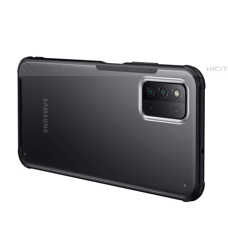 Samsung Galaxy F52 5G用ハイブリットバンパーケース クリア透明 プラスチック カバー サムスン 