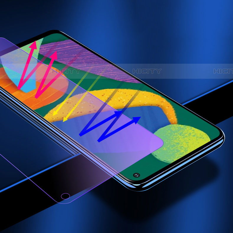 Samsung Galaxy F52 5G用アンチグレア ブルーライト 強化ガラス 液晶保護フィルム B07 サムスン クリア