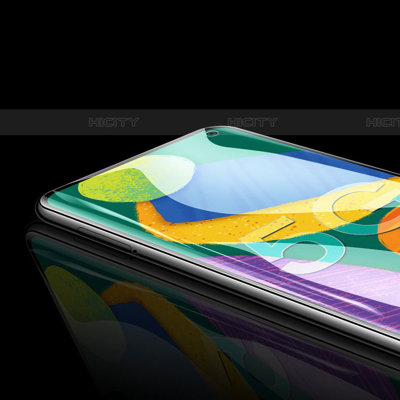Samsung Galaxy F52 5G用アンチグレア ブルーライト 強化ガラス 液晶保護フィルム B07 サムスン クリア