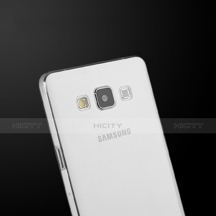 Samsung Galaxy Grand 3 G7200用極薄ソフトケース シリコンケース 耐衝撃 全面保護 クリア透明 サムスン クリア