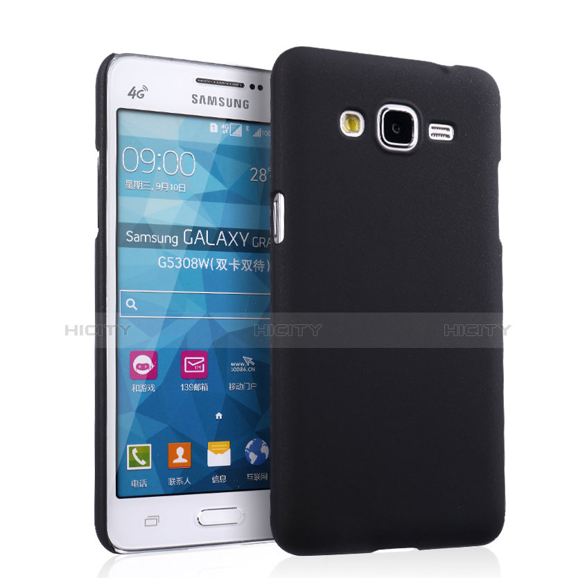 Samsung Galaxy Grand Prime 4G G531F Duos TV用ハードケース プラスチック 質感もマット サムスン ブラック
