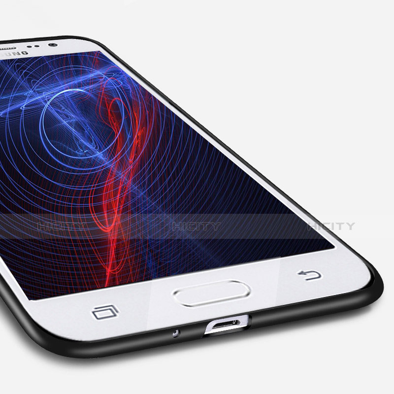 Samsung Galaxy Grand Prime SM-G530H用極薄ソフトケース シリコンケース 耐衝撃 全面保護 サムスン ブラック