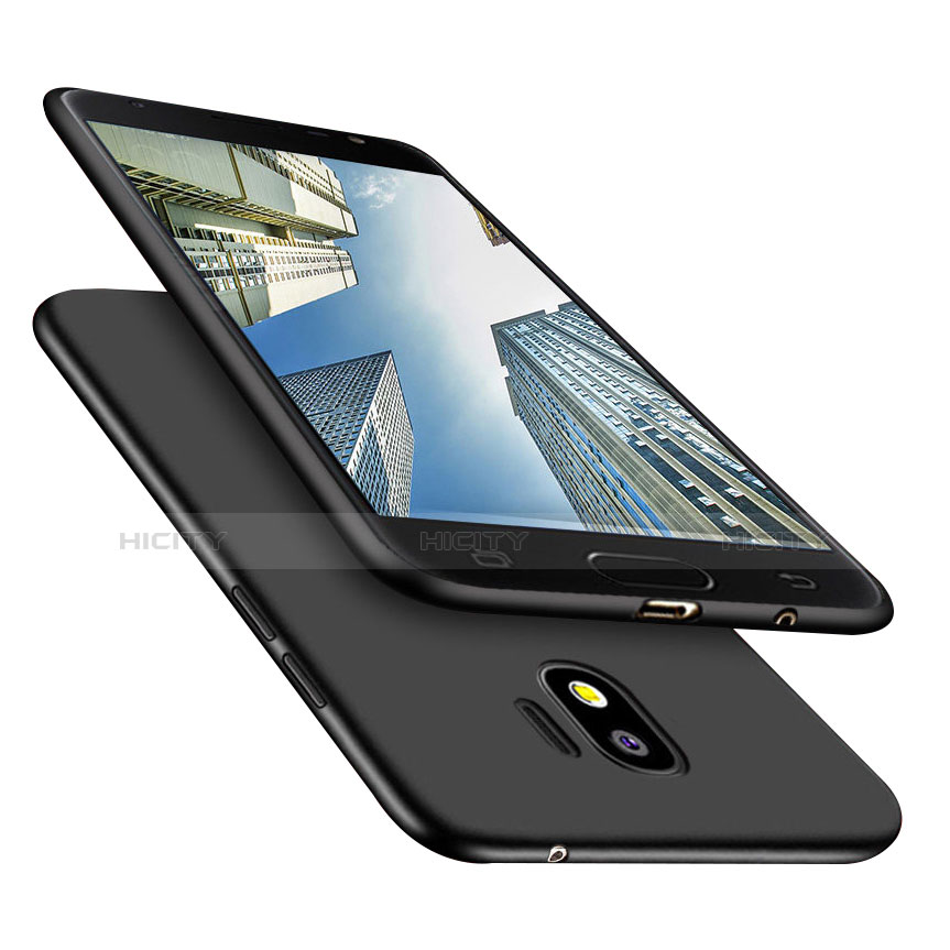 Samsung Galaxy J2 Pro (2018) J250F用極薄ソフトケース シリコンケース 耐衝撃 全面保護 S02 サムスン ブラック