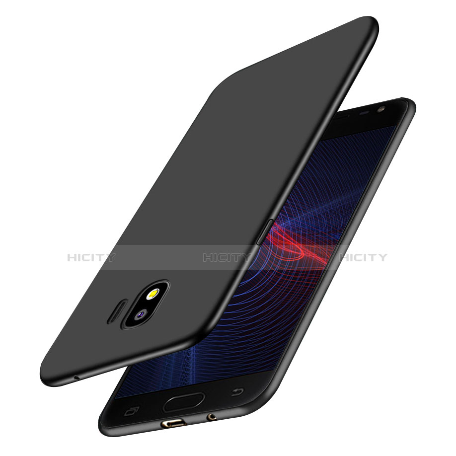 Samsung Galaxy J2 Pro (2018) J250F用極薄ソフトケース シリコンケース 耐衝撃 全面保護 S02 サムスン ブラック