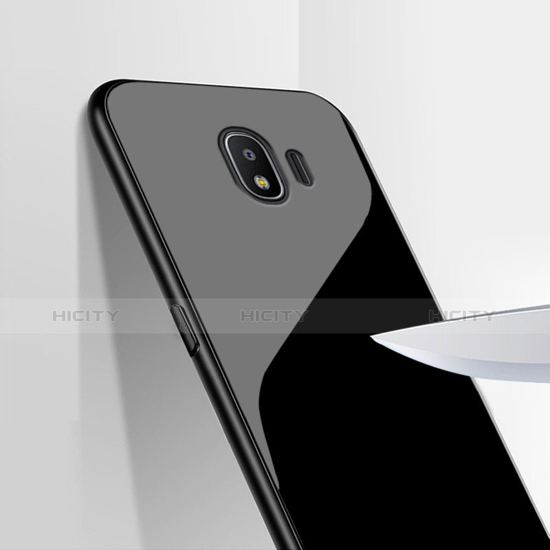Samsung Galaxy J2 Pro (2018) J250F用ハイブリットバンパーケース プラスチック 鏡面 カバー サムスン 