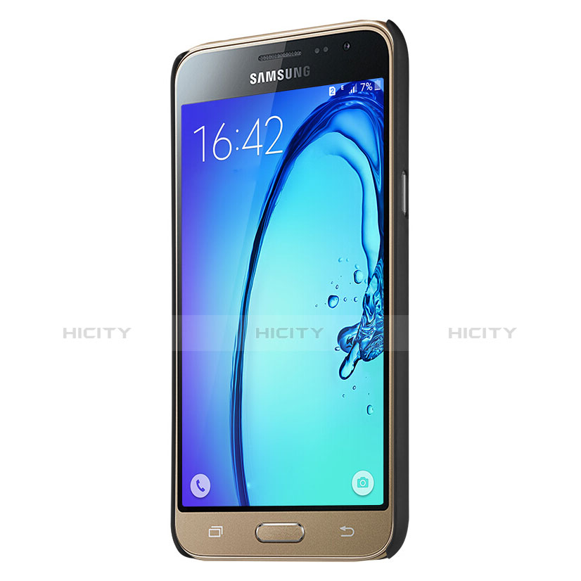 Samsung Galaxy J3 (2016) J320F J3109用ハードケース プラスチック 質感もマット M02 サムスン ブラック