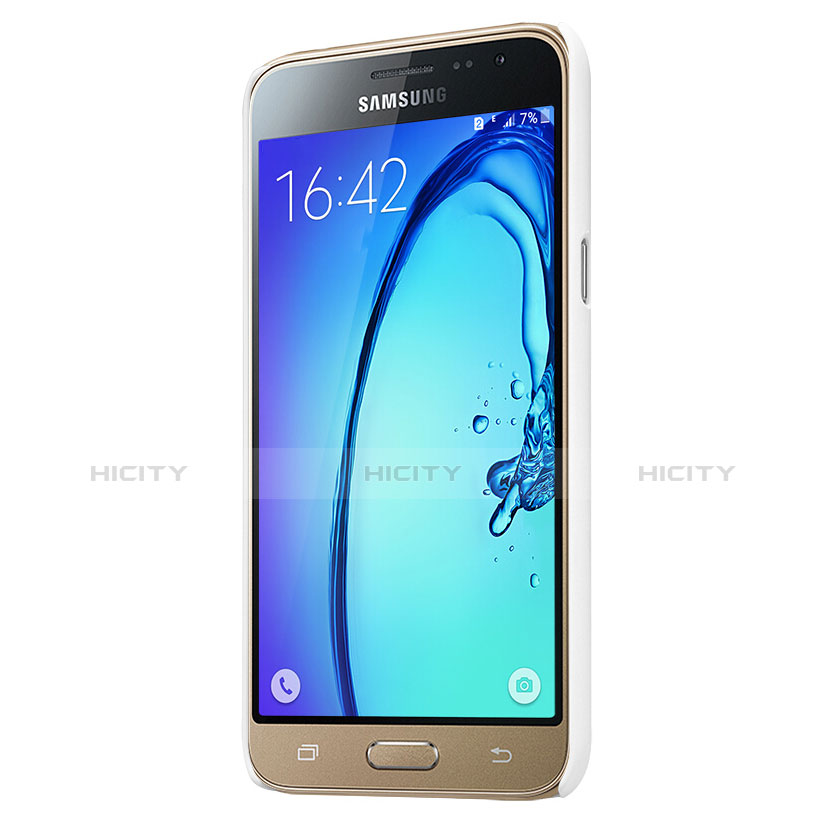 Samsung Galaxy J3 (2016) J320F J3109用ハードケース プラスチック 質感もマット M02 サムスン ホワイト