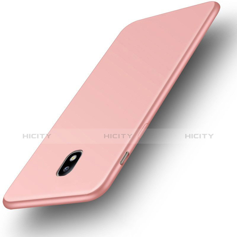 Samsung Galaxy J3 (2017) J330F DS用極薄ソフトケース シリコンケース 耐衝撃 全面保護 S01 サムスン ピンク