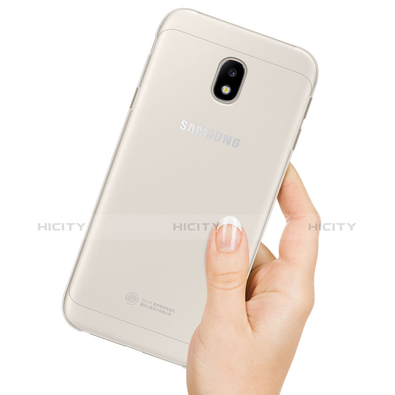 Samsung Galaxy J3 (2017) J330F DS用極薄ソフトケース シリコンケース 耐衝撃 全面保護 クリア透明 カバー サムスン クリア