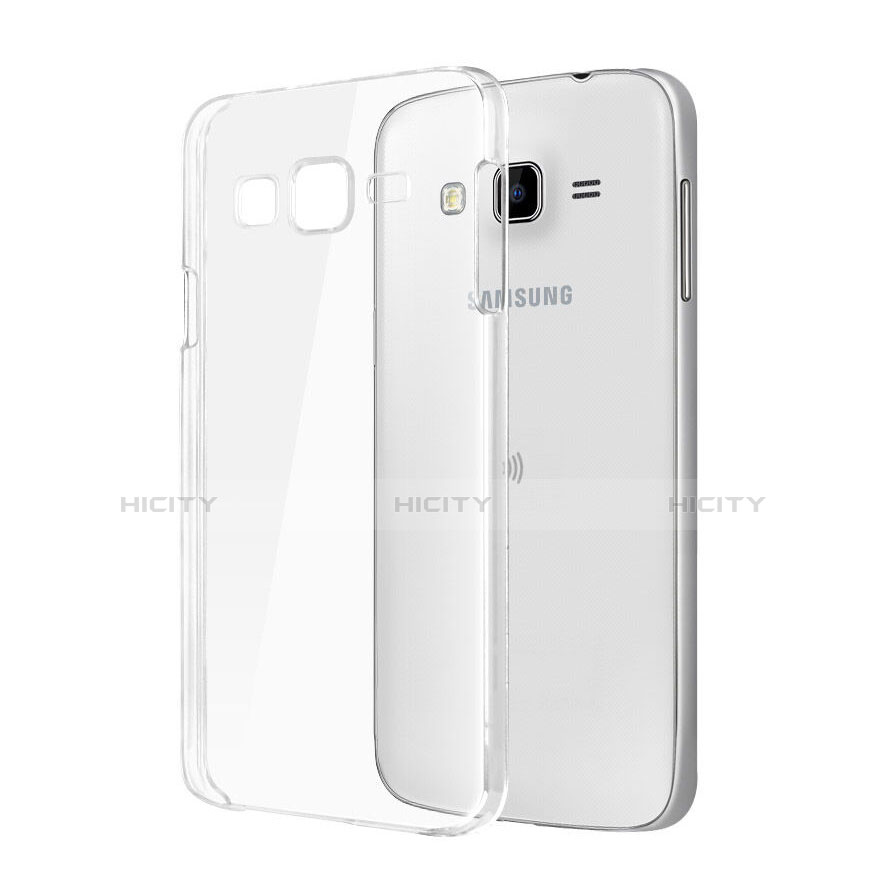Samsung Galaxy J3用ハードケース クリスタル クリア透明 サムスン クリア