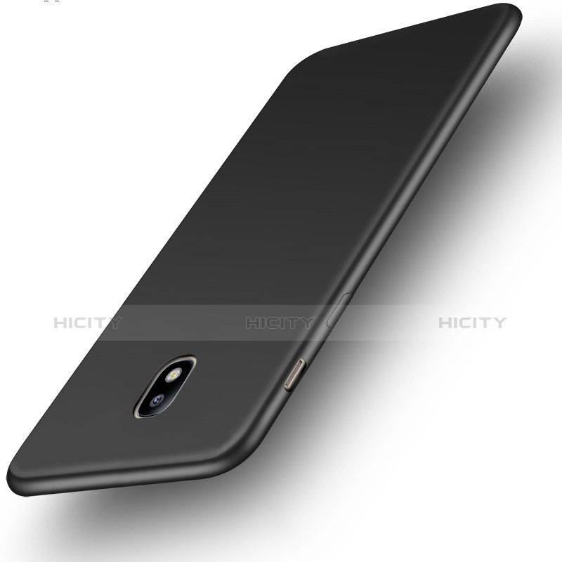 Samsung Galaxy J3 Pro (2017)用極薄ソフトケース シリコンケース 耐衝撃 全面保護 S01 サムスン ブラック