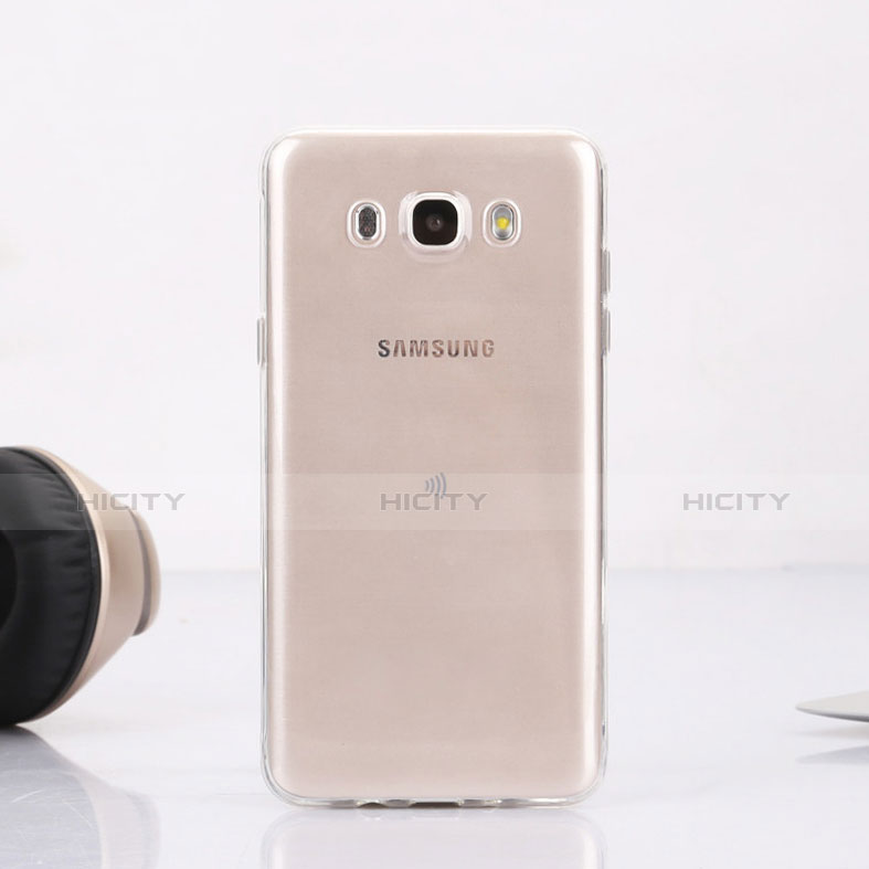 Samsung Galaxy J5 (2016) J510FN J5108用極薄ソフトケース シリコンケース 耐衝撃 全面保護 クリア透明 T03 サムスン クリア