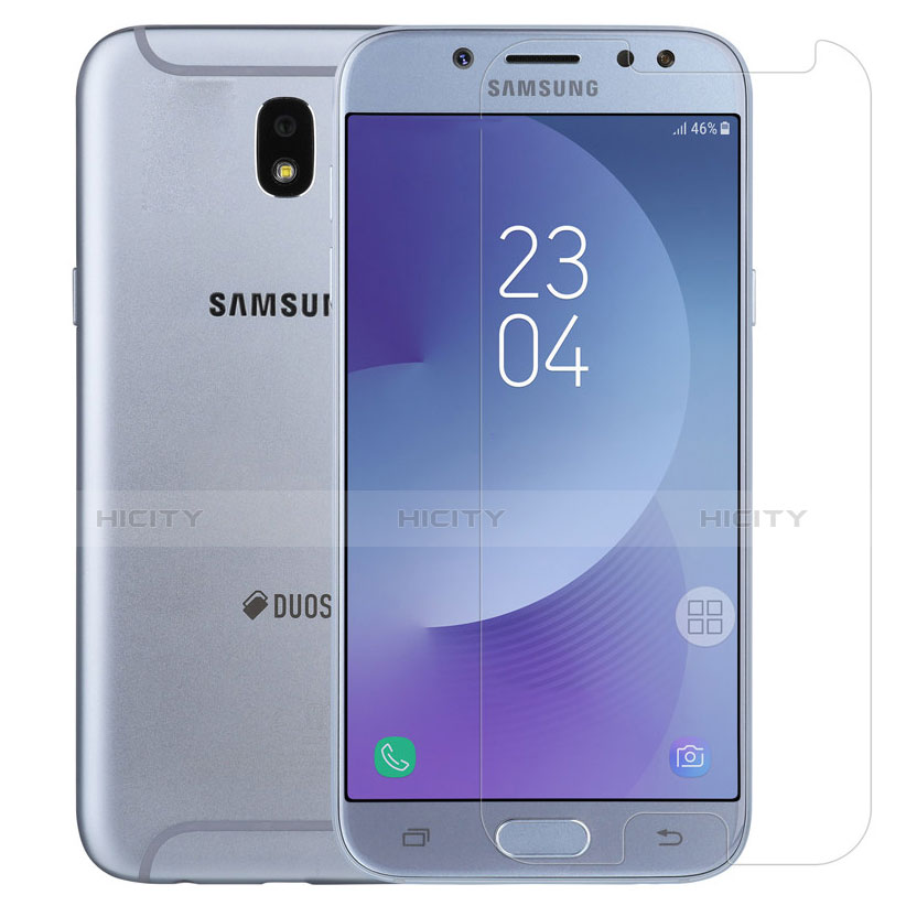 Samsung Galaxy J5 (2017) SM-J750F用強化ガラス 液晶保護フィルム T01 サムスン クリア