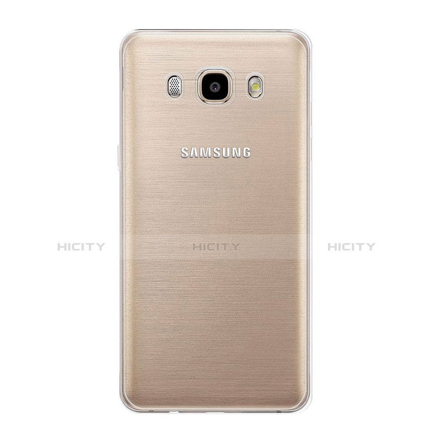 Samsung Galaxy J5 Duos (2016)用極薄ソフトケース シリコンケース 耐衝撃 全面保護 クリア透明 サムスン クリア