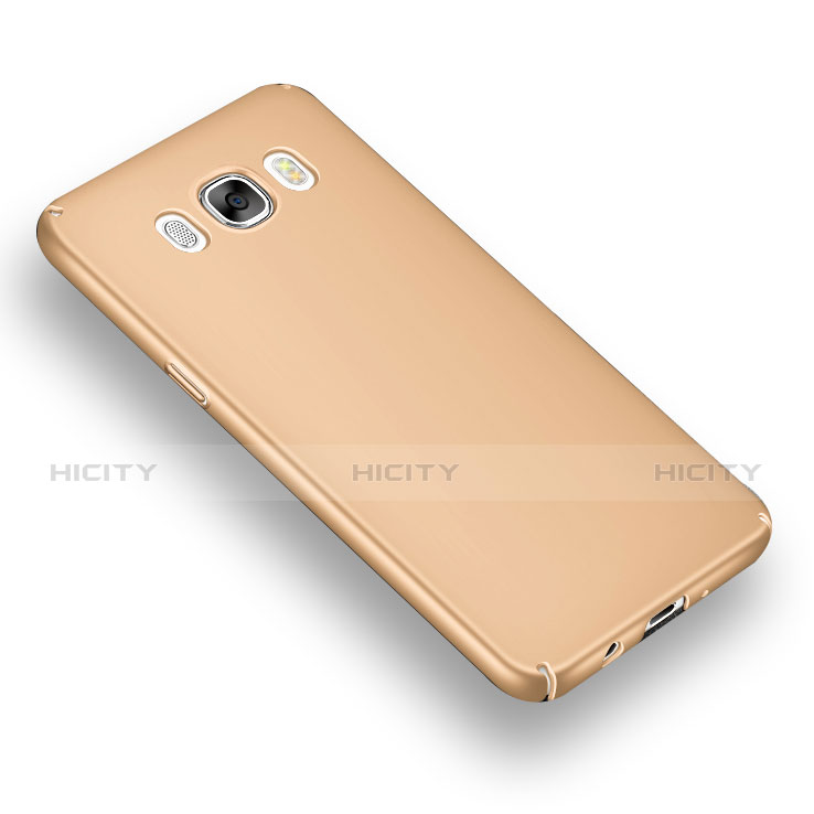 Samsung Galaxy J5 Duos (2016)用ハードケース プラスチック 質感もマット M01 サムスン ゴールド