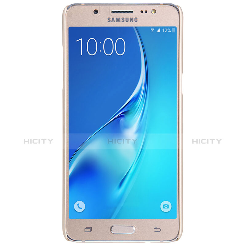 Samsung Galaxy J5 Duos (2016)用ハードケース プラスチック 質感もマット M02 サムスン ゴールド