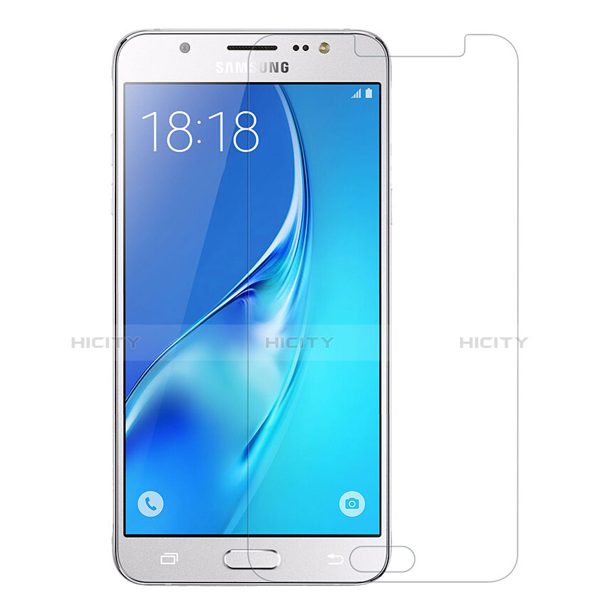 Samsung Galaxy J5 Duos (2016)用強化ガラス 液晶保護フィルム T02 サムスン クリア