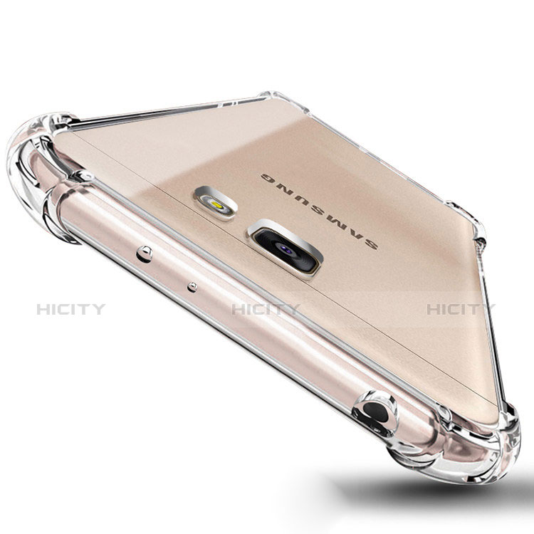 Samsung Galaxy J5 Prime G570F用極薄ソフトケース シリコンケース 耐衝撃 全面保護 クリア透明 T04 サムスン クリア