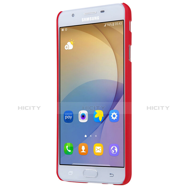 Samsung Galaxy J5 Prime G570F用ハードケース プラスチック 質感もマット サムスン レッド