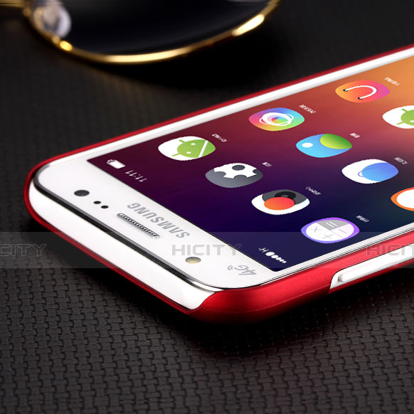 Samsung Galaxy J5 SM-J500F用ハードケース プラスチック 質感もマット サムスン レッド