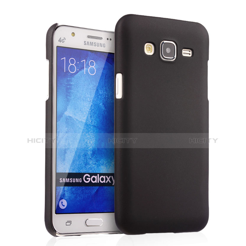 Samsung Galaxy J5 SM-J500F用ハードケース プラスチック 質感もマット サムスン ブラック