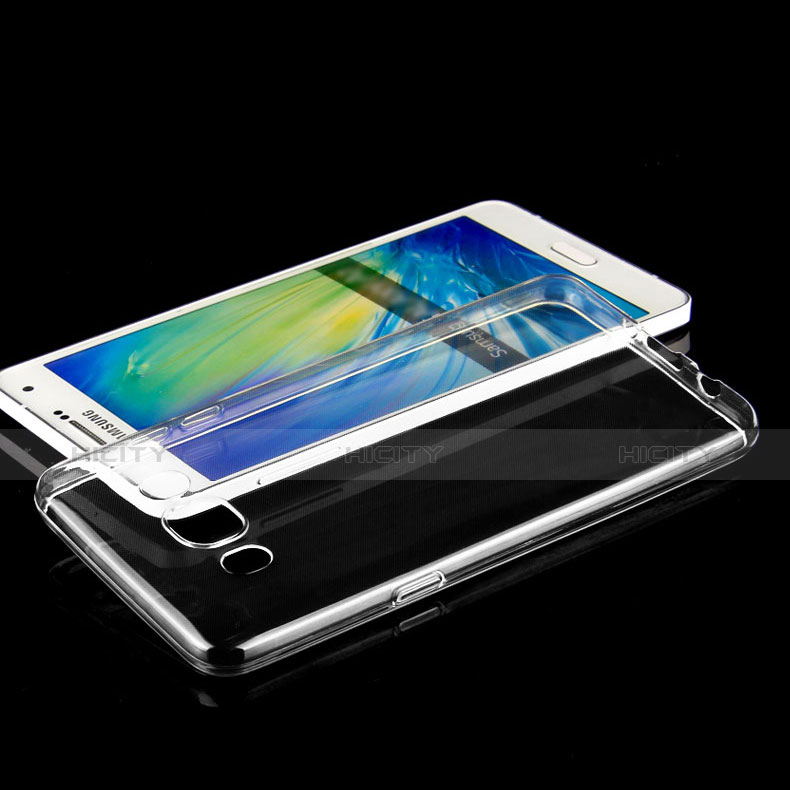 Samsung Galaxy J5 SM-J500F用極薄ソフトケース シリコンケース 耐衝撃 全面保護 クリア透明 カバー サムスン クリア