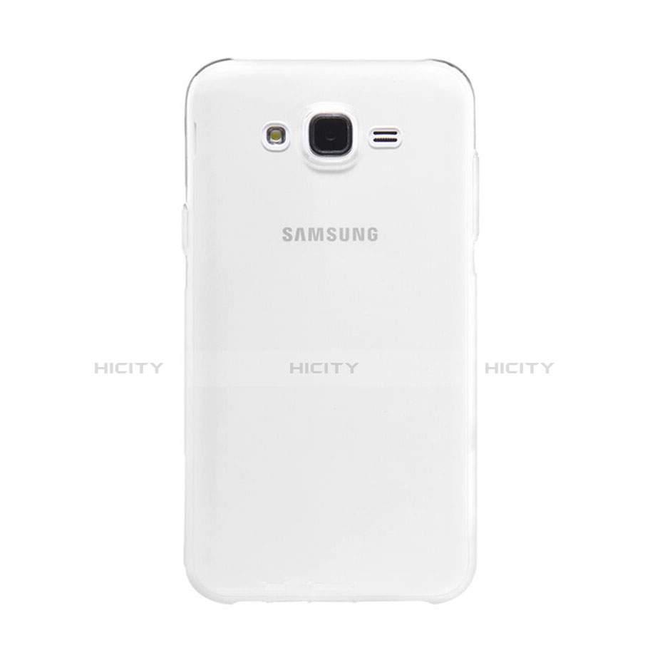 Samsung Galaxy J5 SM-J500F用極薄ソフトケース シリコンケース 耐衝撃 全面保護 クリア透明 サムスン クリア