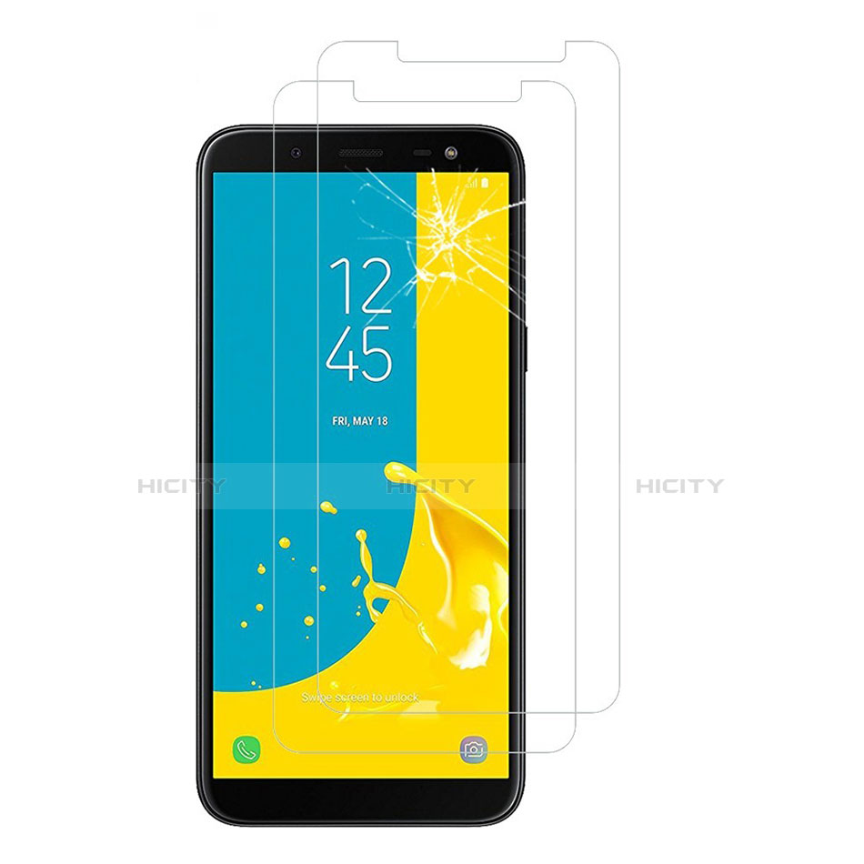 Samsung Galaxy J6 (2018) J600F用強化ガラス 液晶保護フィルム サムスン クリア