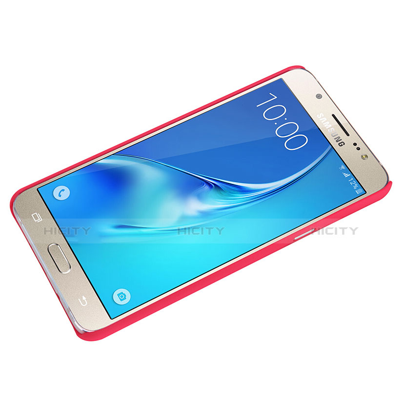 Samsung Galaxy J7 (2016) J710F J710FN用ハードケース プラスチック 質感もマット M03 サムスン レッド