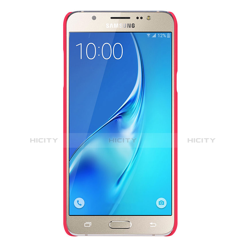 Samsung Galaxy J7 (2016) J710F J710FN用ハードケース プラスチック 質感もマット M03 サムスン レッド