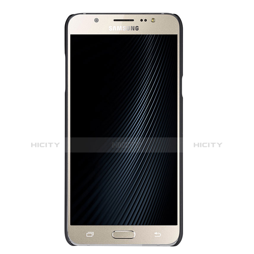 Samsung Galaxy J7 (2016) J710F J710FN用ハードケース プラスチック 質感もマット M03 サムスン ブラック