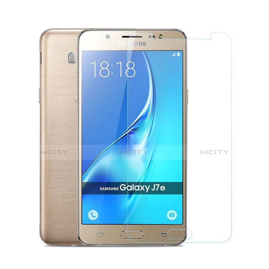 Samsung Galaxy J7 (2016) J710F J710FN用強化ガラス 液晶保護フィルム サムスン クリア