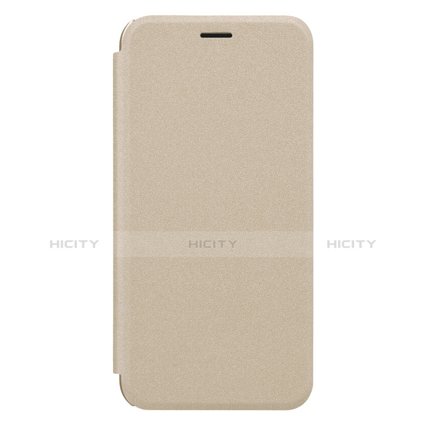 Samsung Galaxy J7 Plus用手帳型 レザーケース スタンド L01 サムスン ゴールド