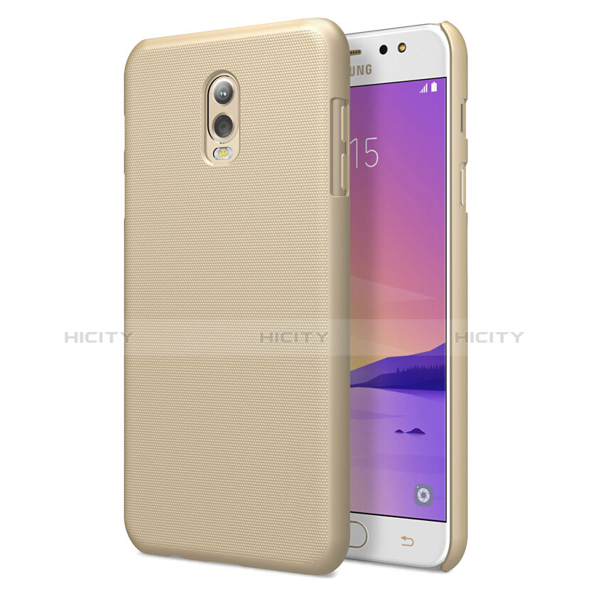 Samsung Galaxy J7 Plus用ハードケース プラスチック 質感もマット M04 サムスン ゴールド