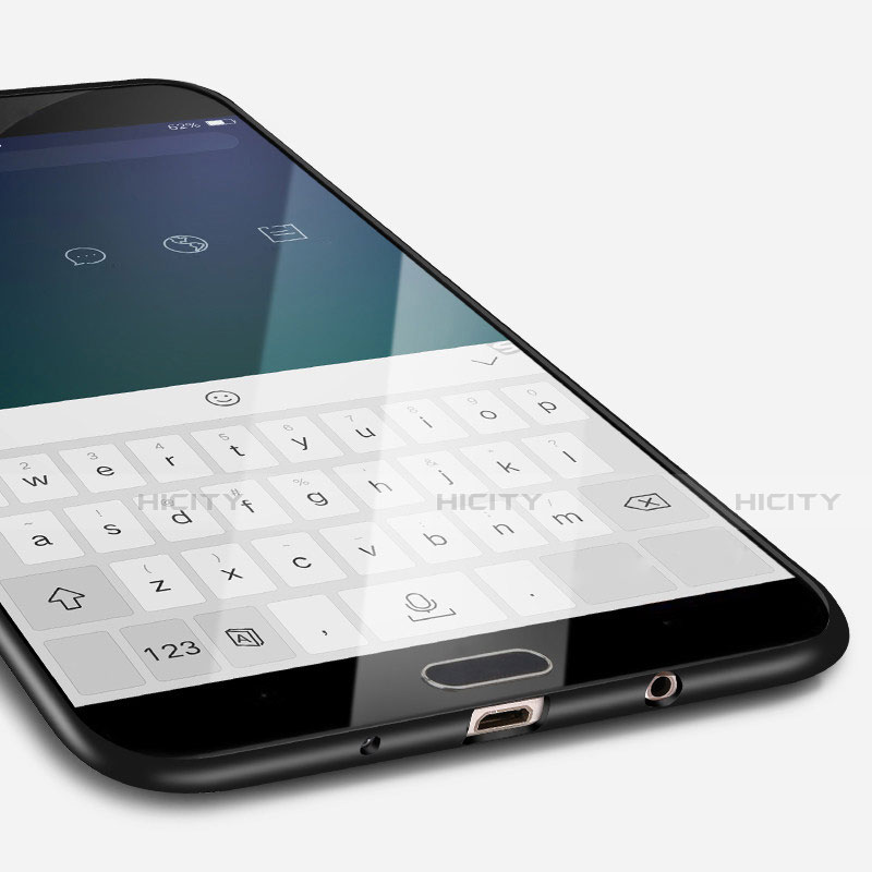 Samsung Galaxy J7 Prime用極薄ソフトケース シリコンケース 耐衝撃 全面保護 S02 サムスン ブラック