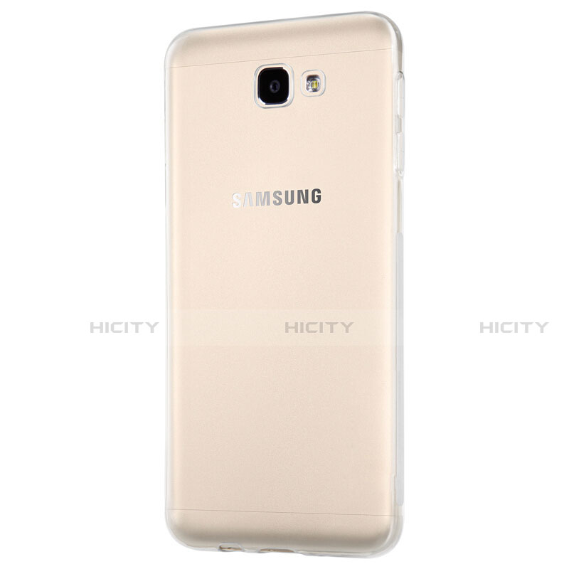 Samsung Galaxy J7 Prime用極薄ソフトケース シリコンケース 耐衝撃 全面保護 クリア透明 T02 サムスン クリア