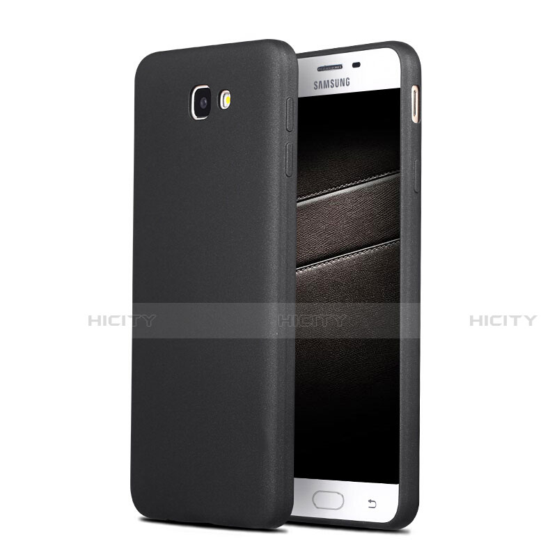 Samsung Galaxy J7 Prime用極薄ソフトケース シリコンケース 耐衝撃 全面保護 S03 サムスン ブラック
